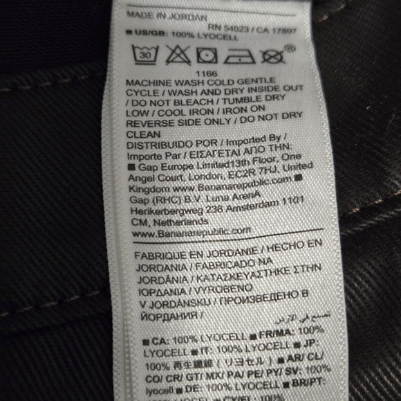 Banana Republic Chocolate Coated Denim Trousers - Picture 3 of 6